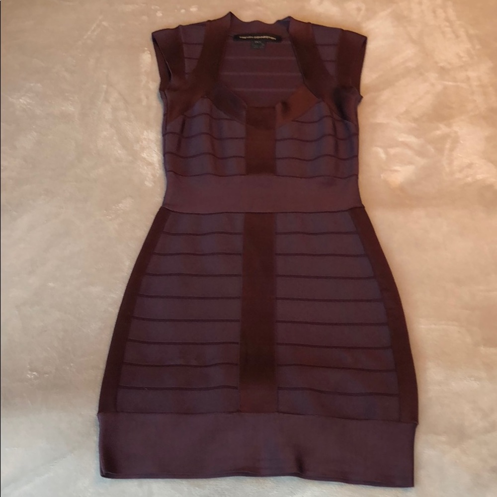French Connection Spotlight Bandage Dress Purple